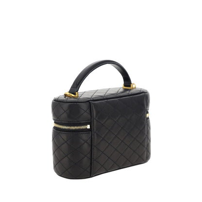 Saint Laurent Black Lamb Ovis Aries Aries Shoulder Bag