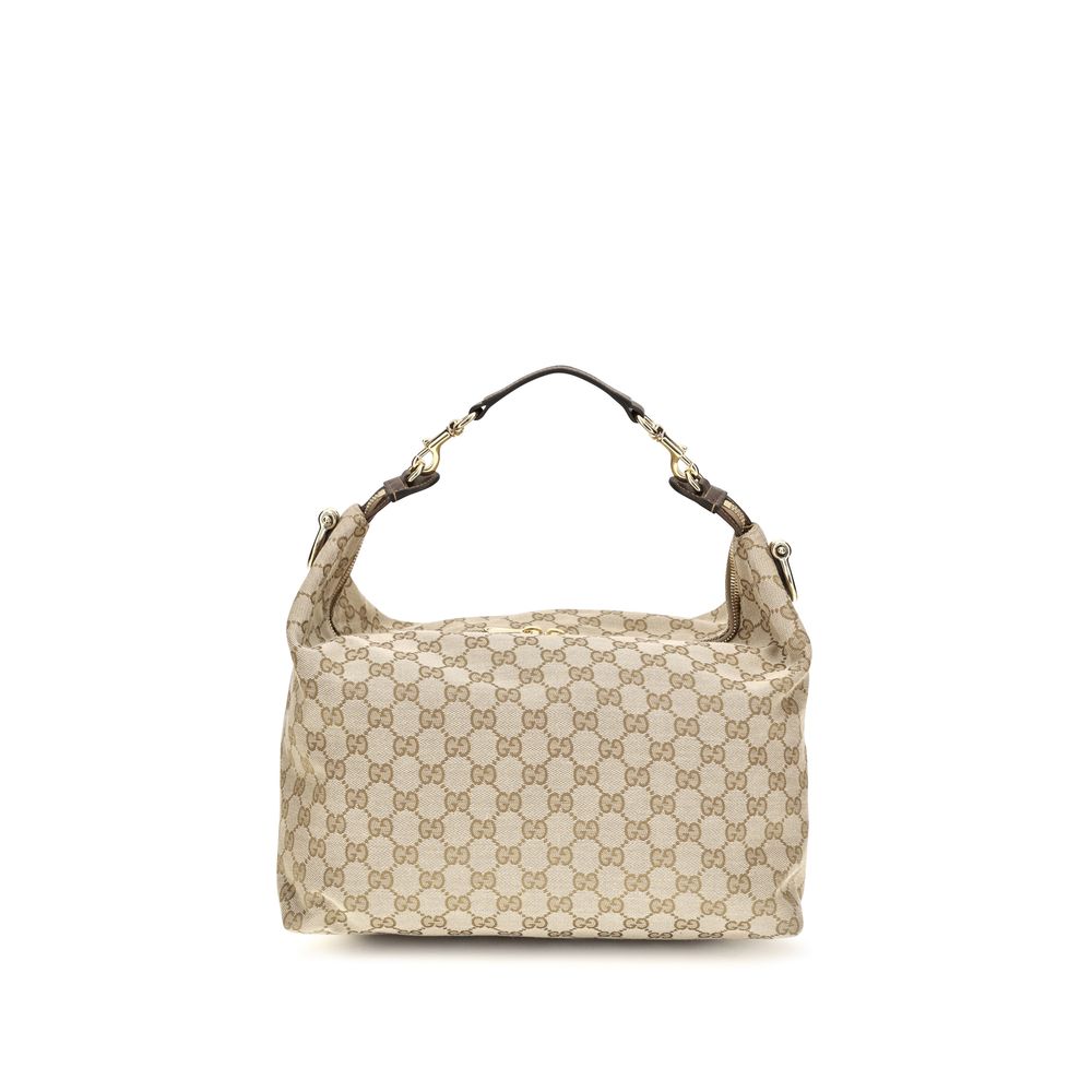 Gucci Beige Fabric Shoulder Bag