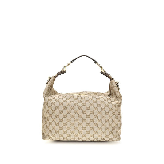 Gucci Beige Fabric Shoulder Bag