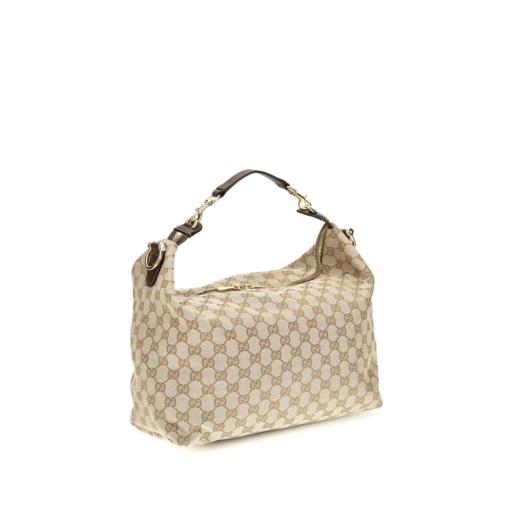 Gucci Beige Fabric Shoulder Bag