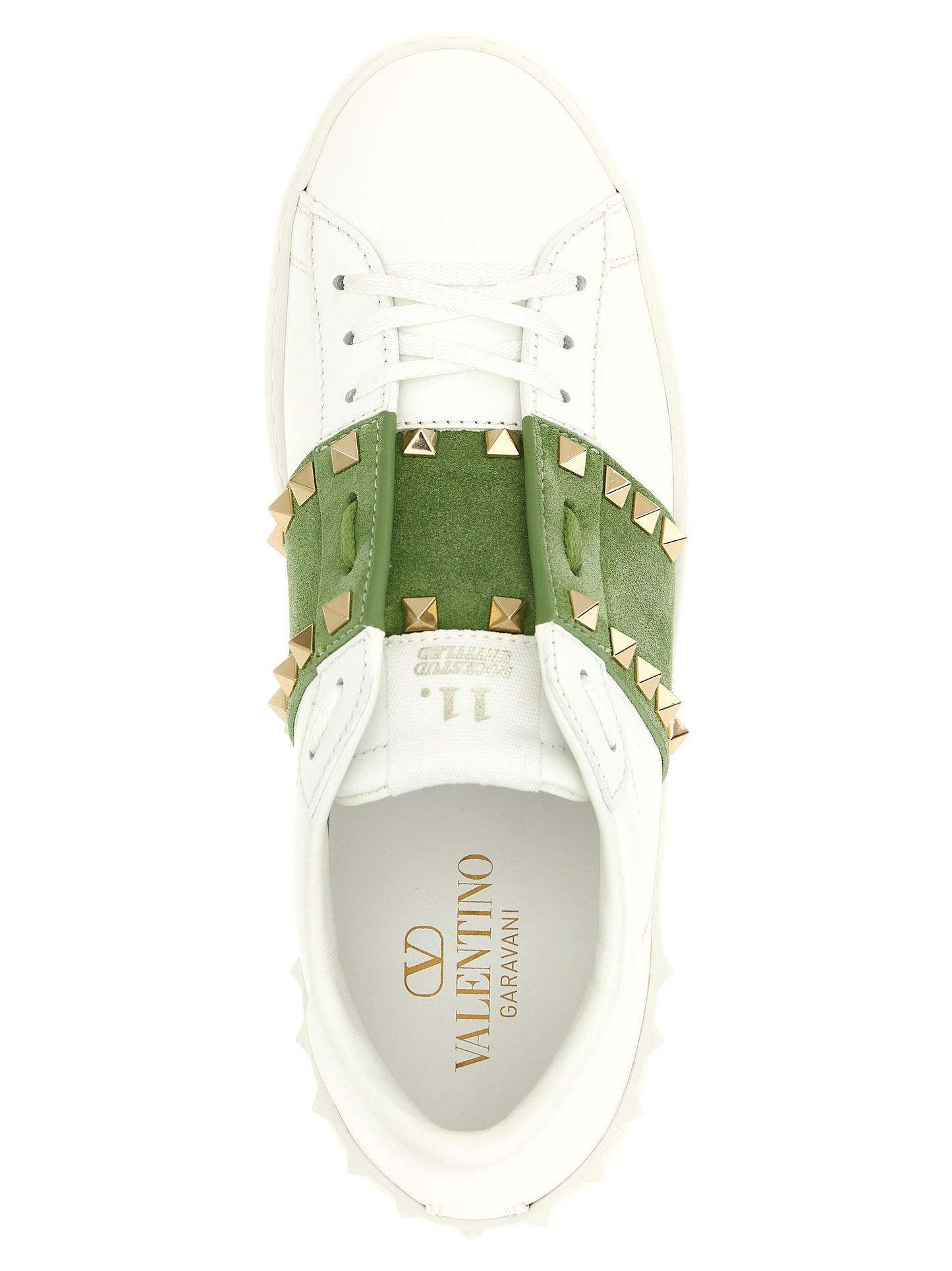 Valentino Garavani Bicolor Calfskin Low Top Sneakers