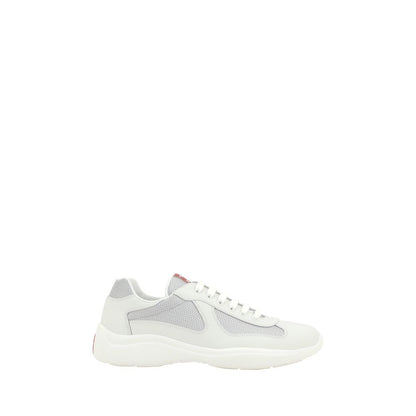 Prada White Polyamide Low Top Sneakers