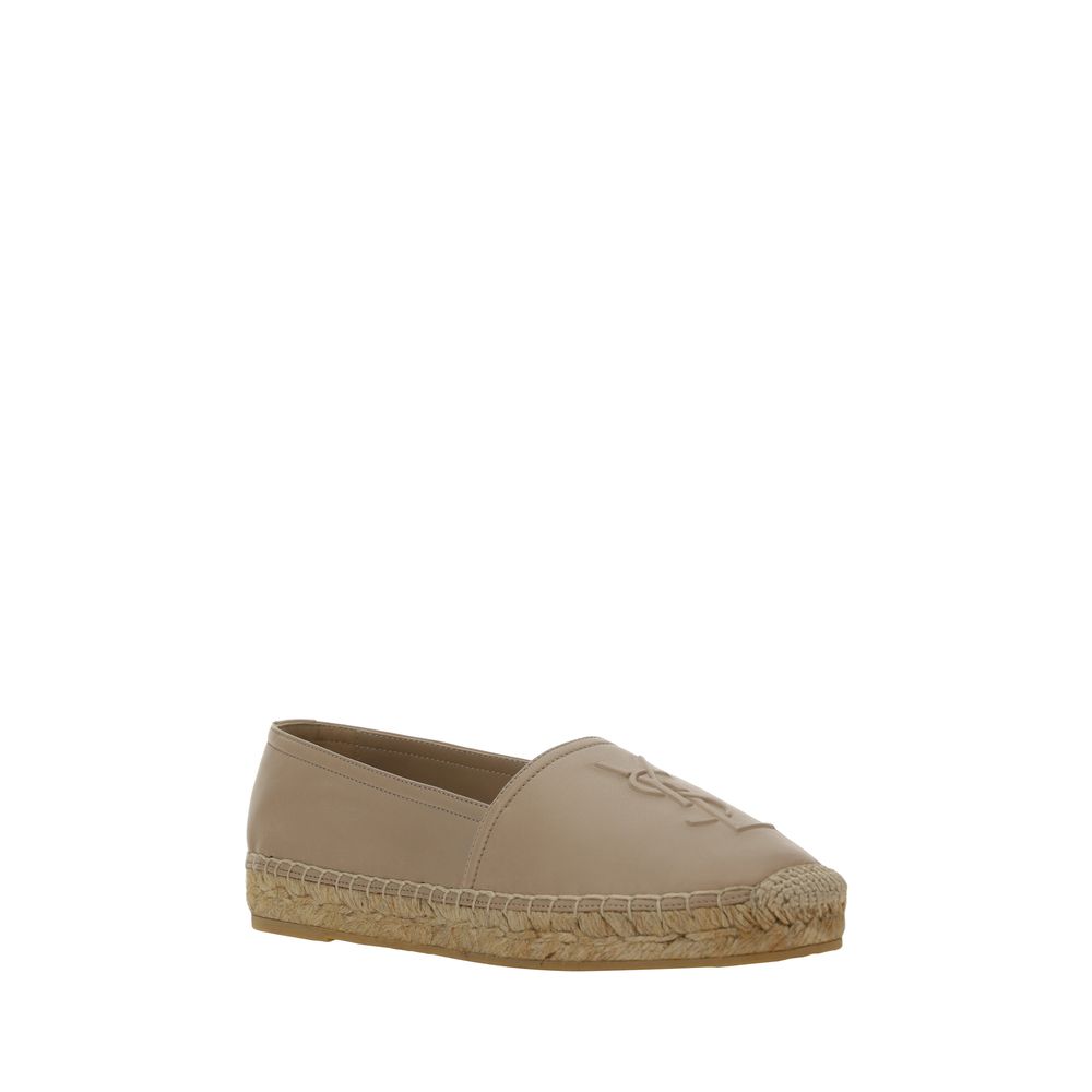 Saint Laurent Beige Lamb Ovis Aries Aries Espadrilles