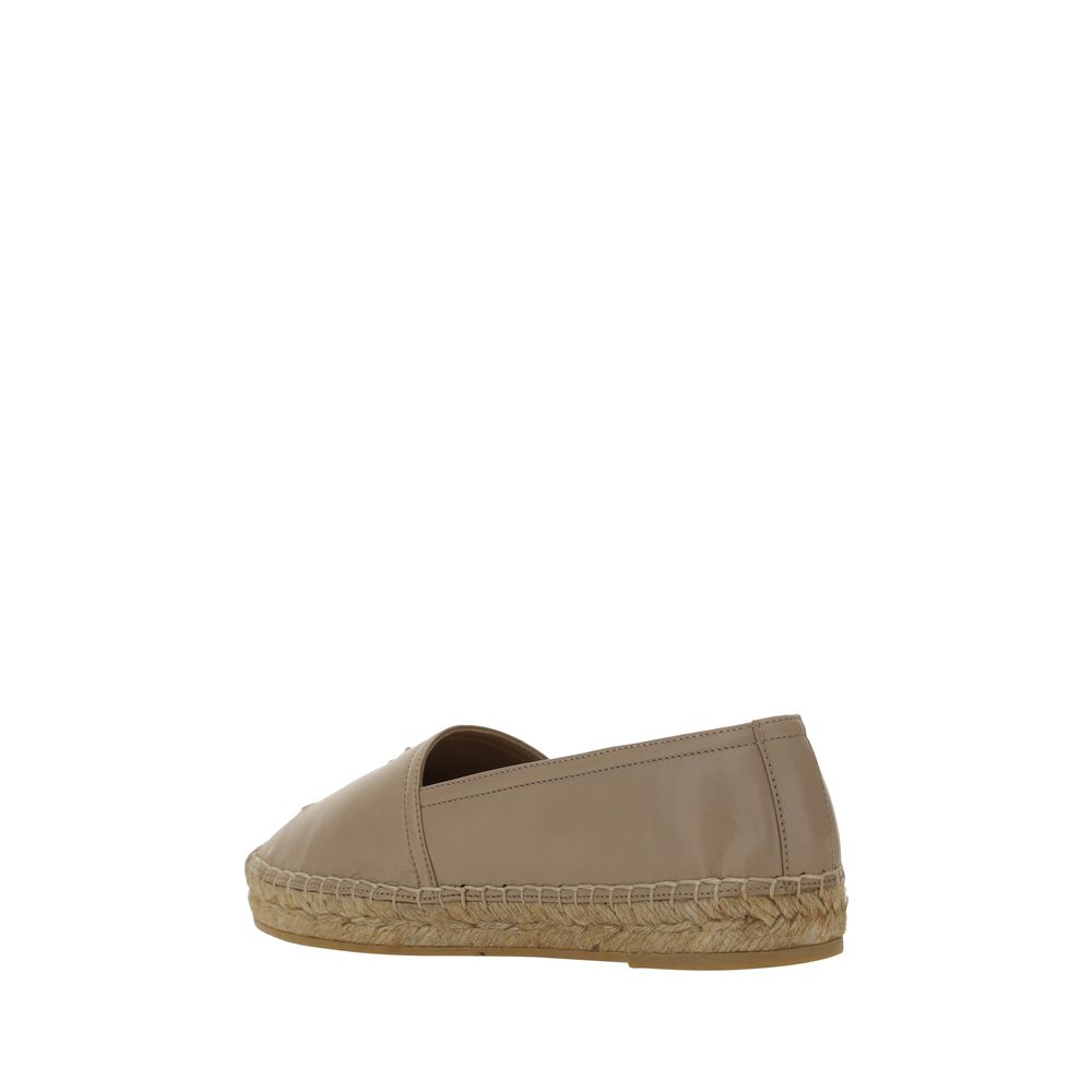 Saint Laurent Beige Lamb Ovis Aries Aries Espadrilles