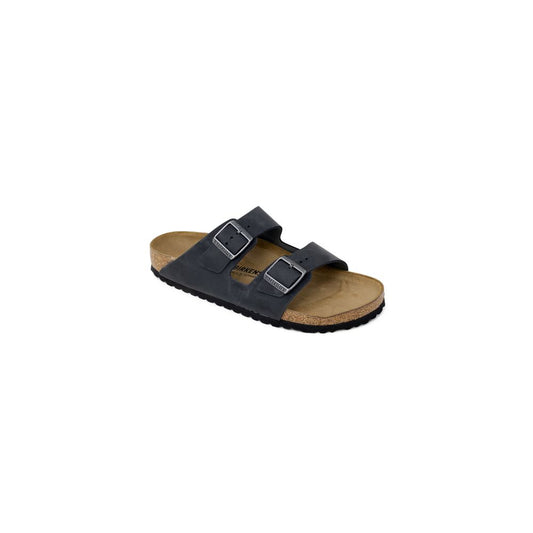 Birkenstock Black Synthetic Flat Sandals